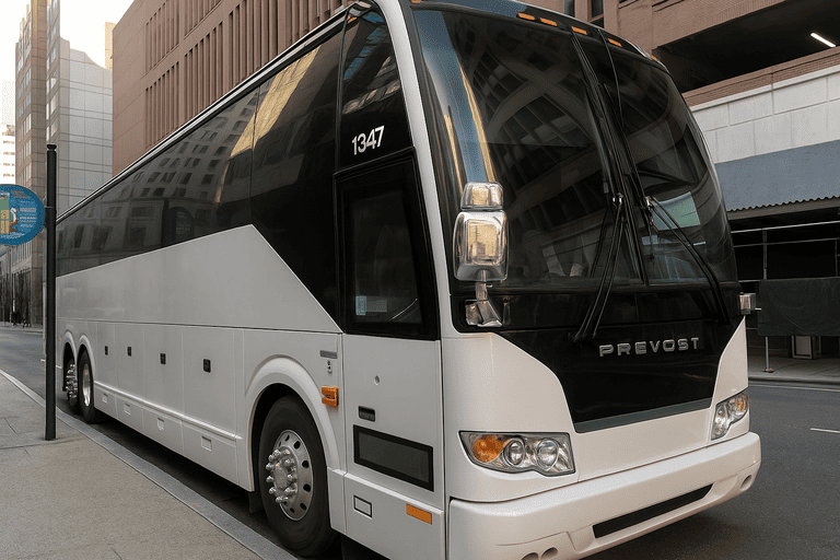 a Alhambra Coach Bus Service coach bus
