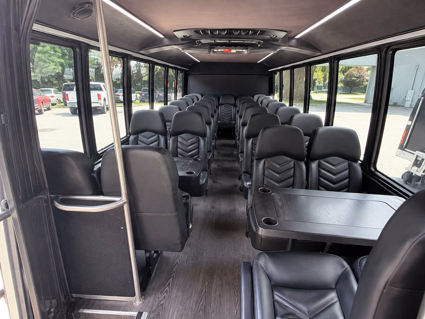 alhambra 15 passenger minibus inside