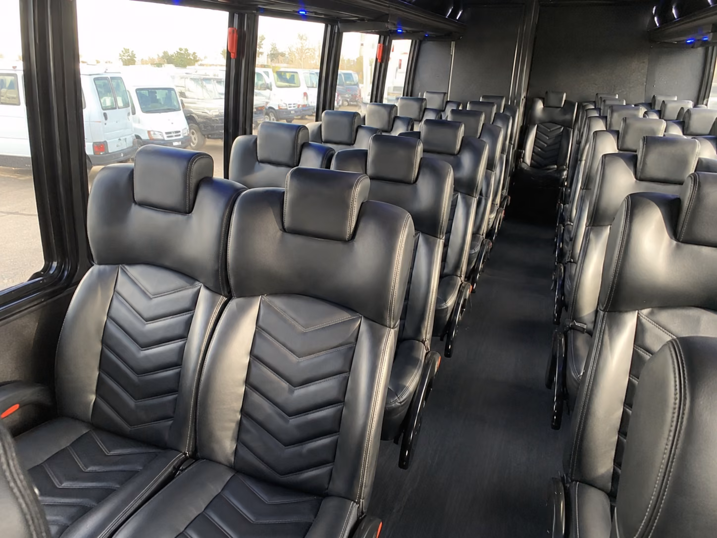alhambra 15 passenger minibus interior