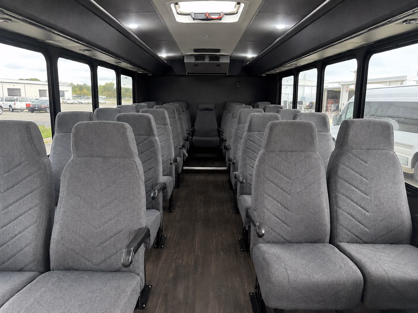 alhambra 18 passenger minibus inside