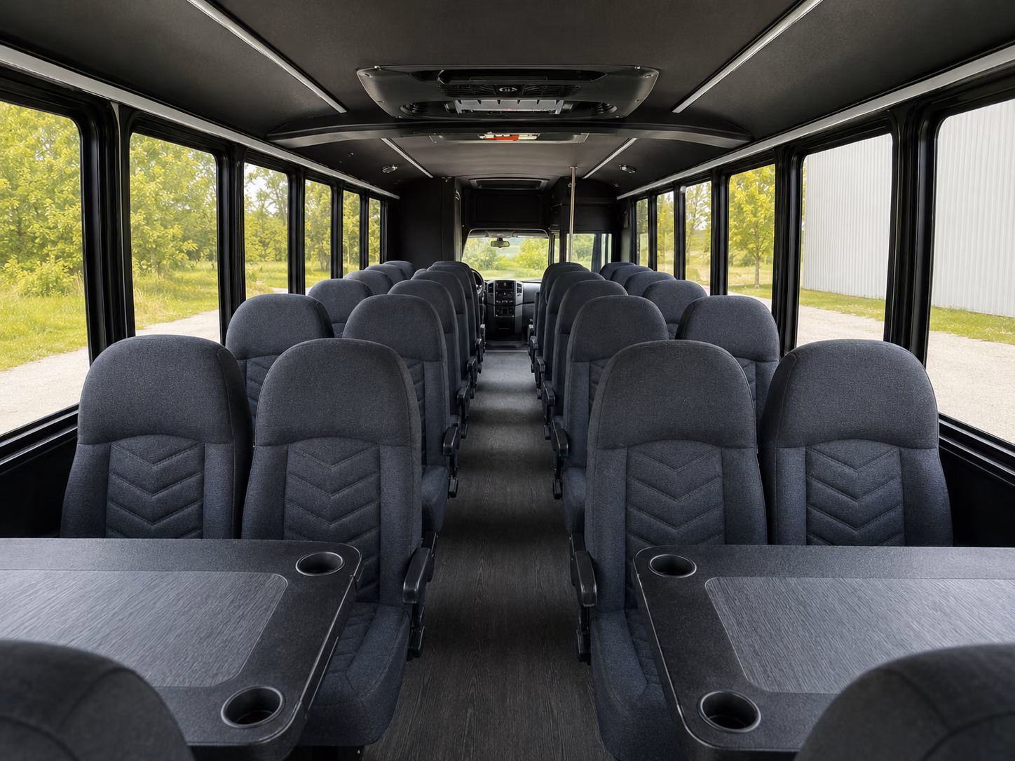 alhambra 18 passenger minibus interior