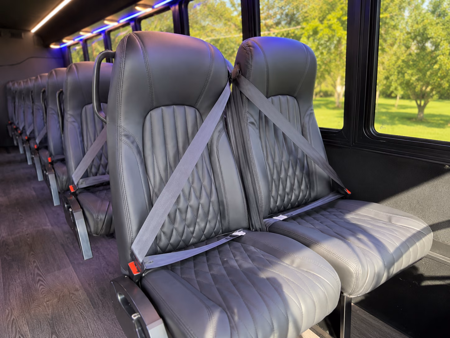 alhambra 20 passenger minibus interior