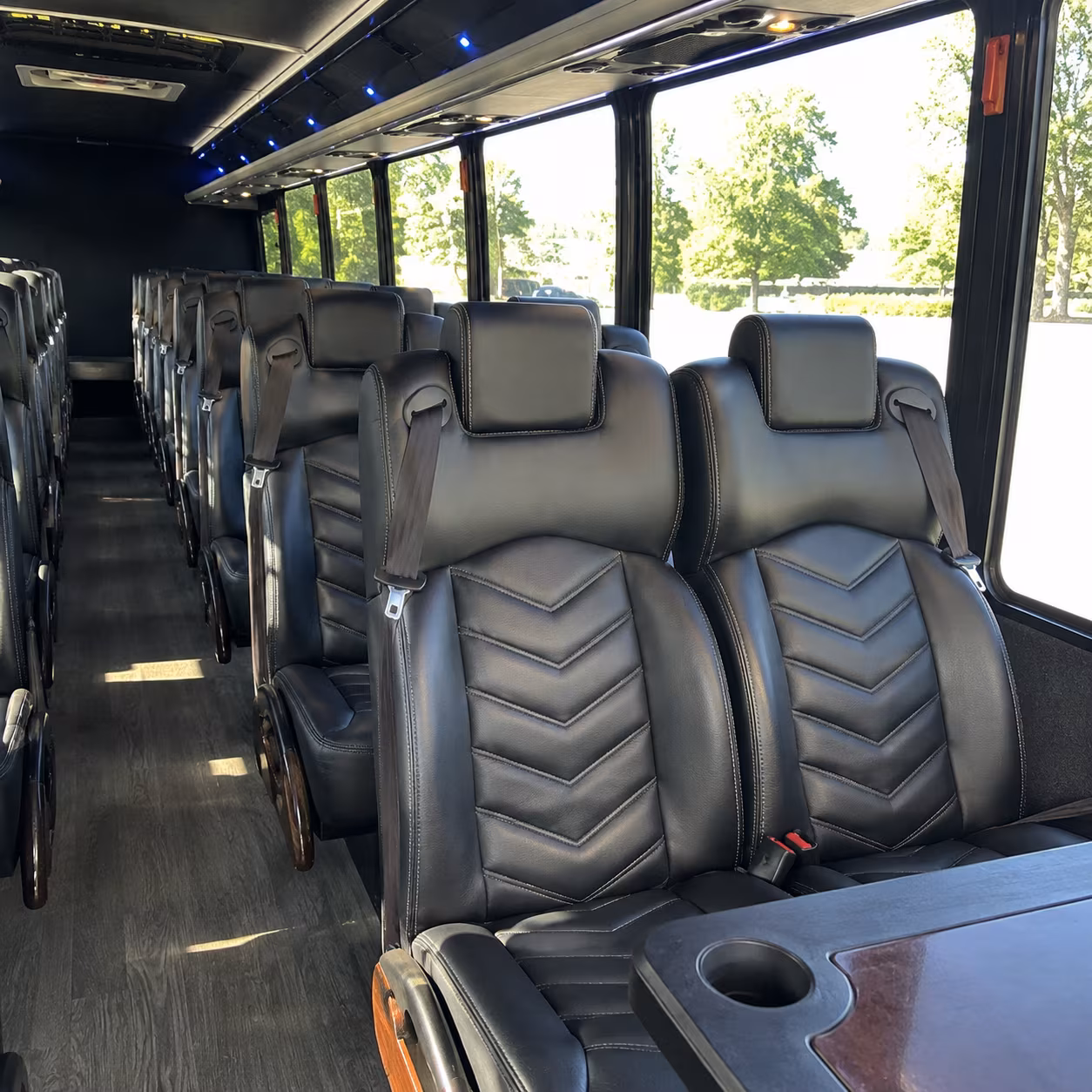 alhambra 25 passenger minibus interior
