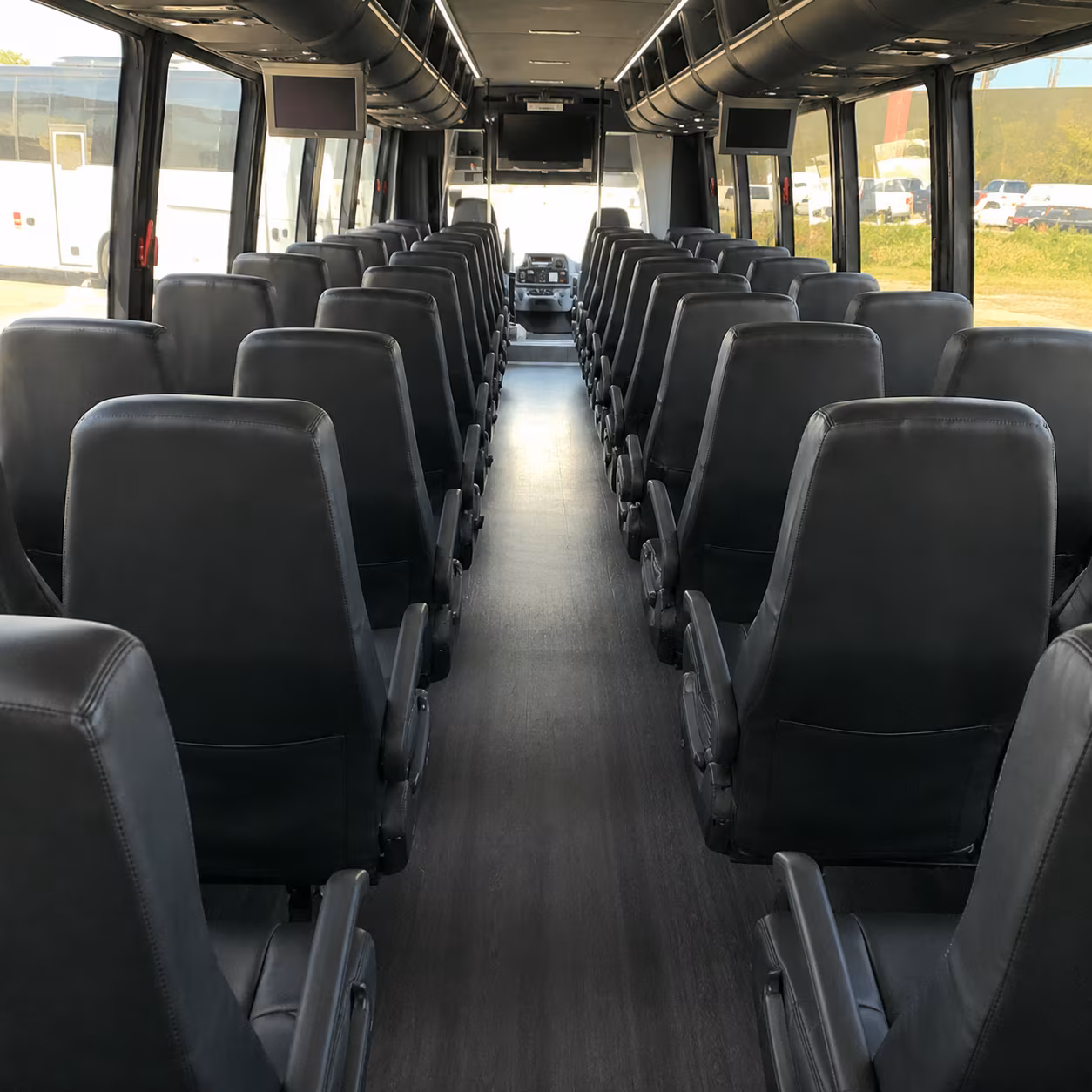 alhambra 28 passenger minibus interior