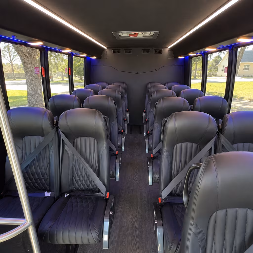 alhambra 30 passenger minibus inside