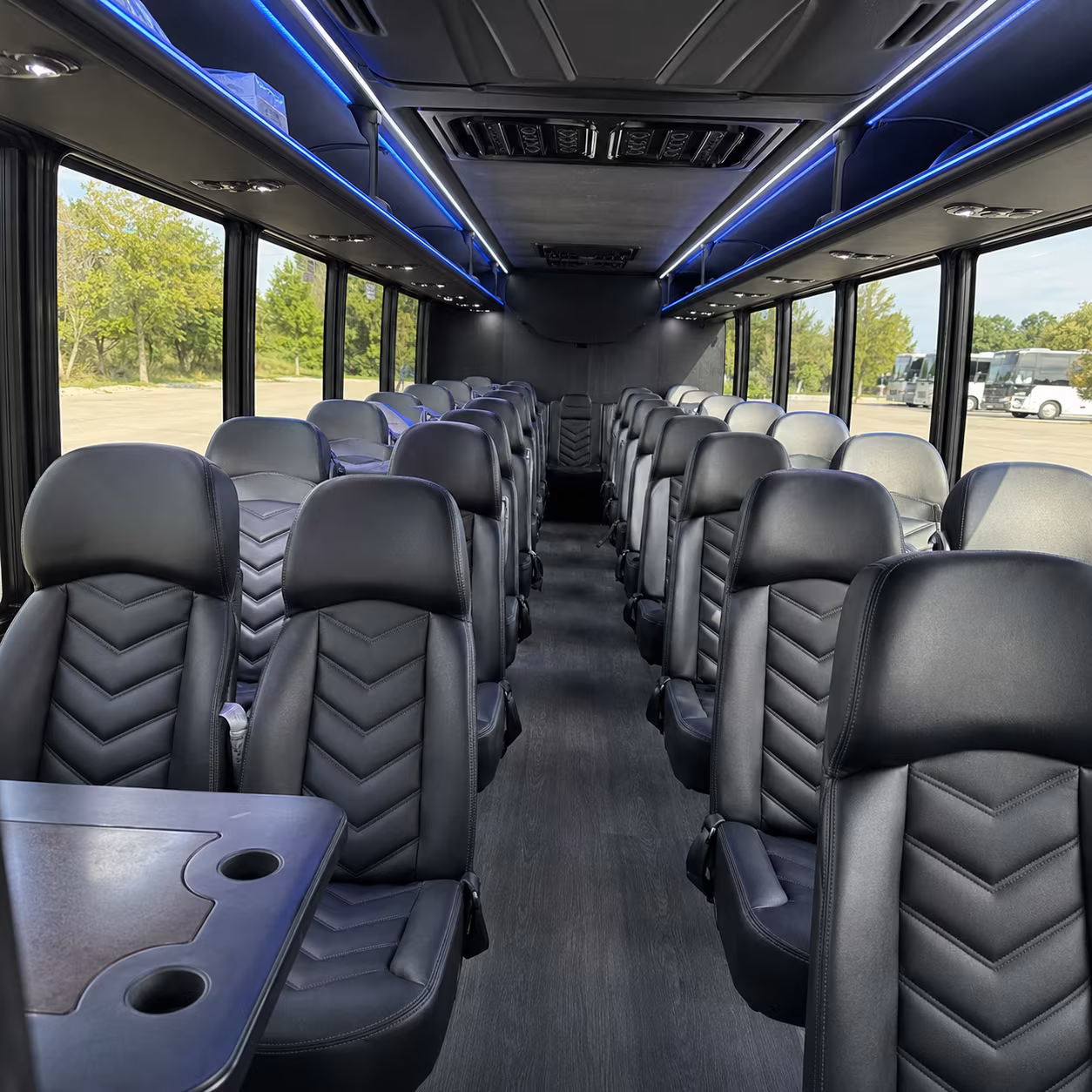 alhambra 35 passenger minibus interior