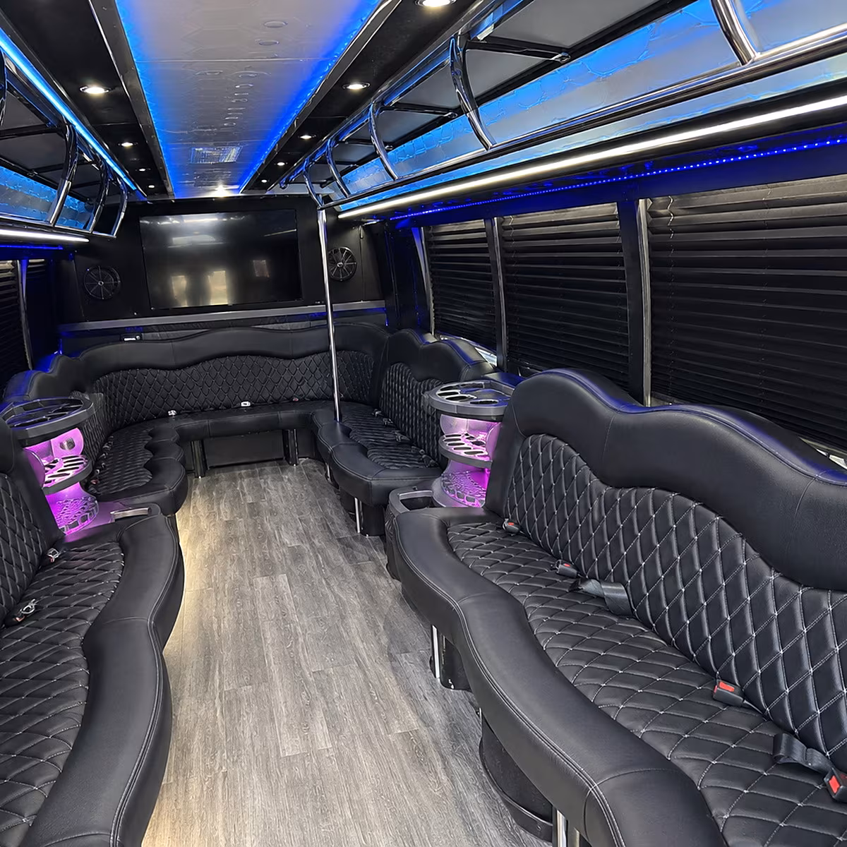 alhambra holiday party bus rental