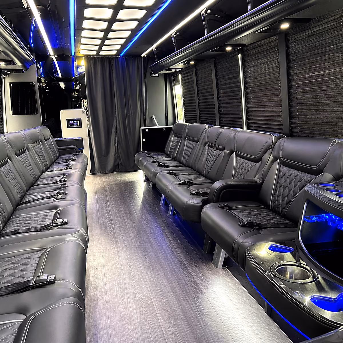 alhambra party bus interior