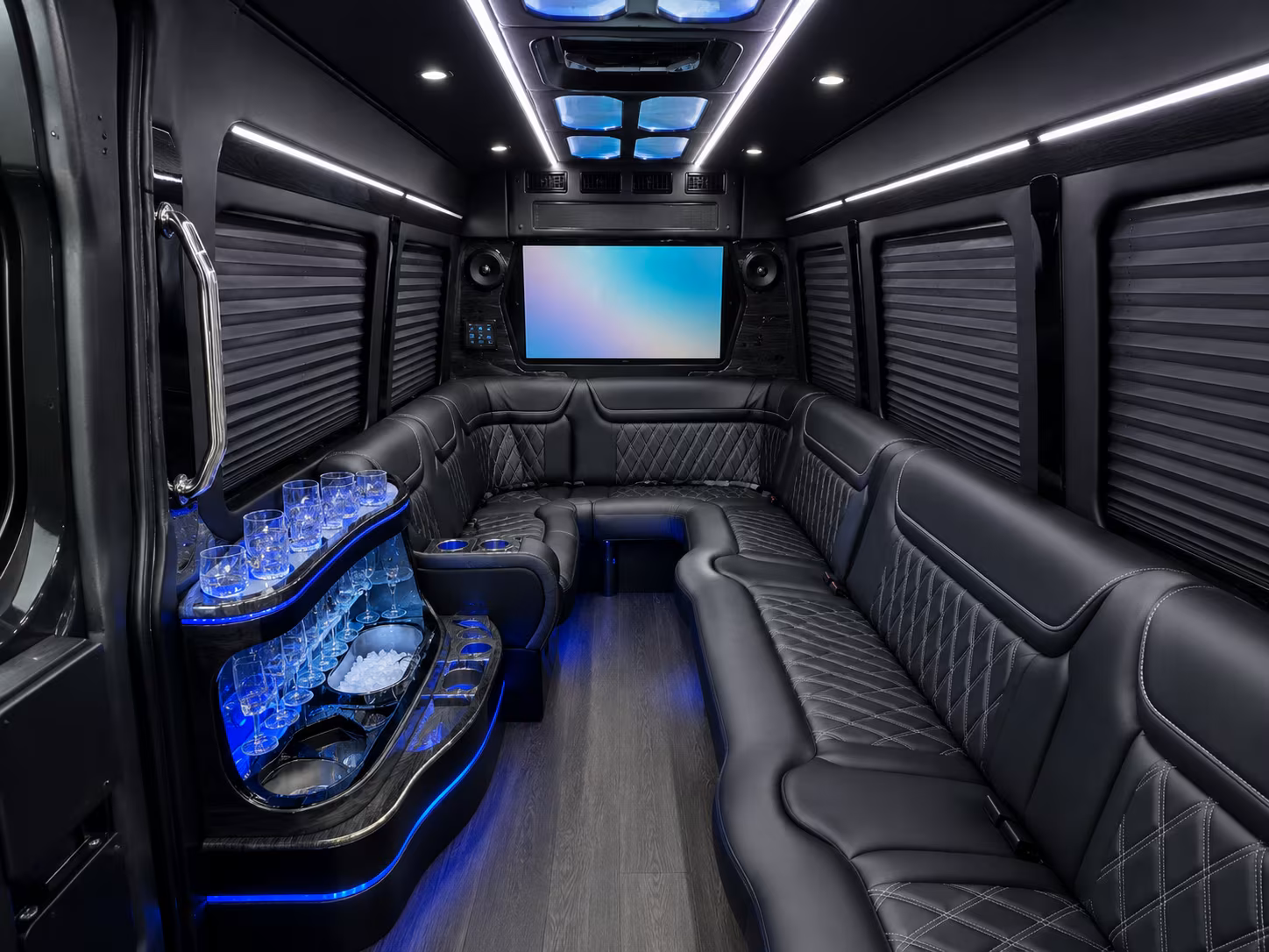 alhambra sprinter limousine inside