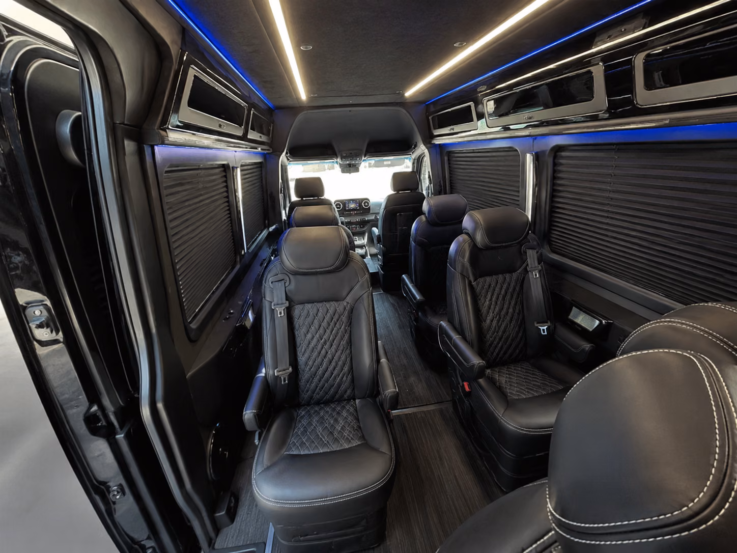 alhambra sprinter van with driver inside