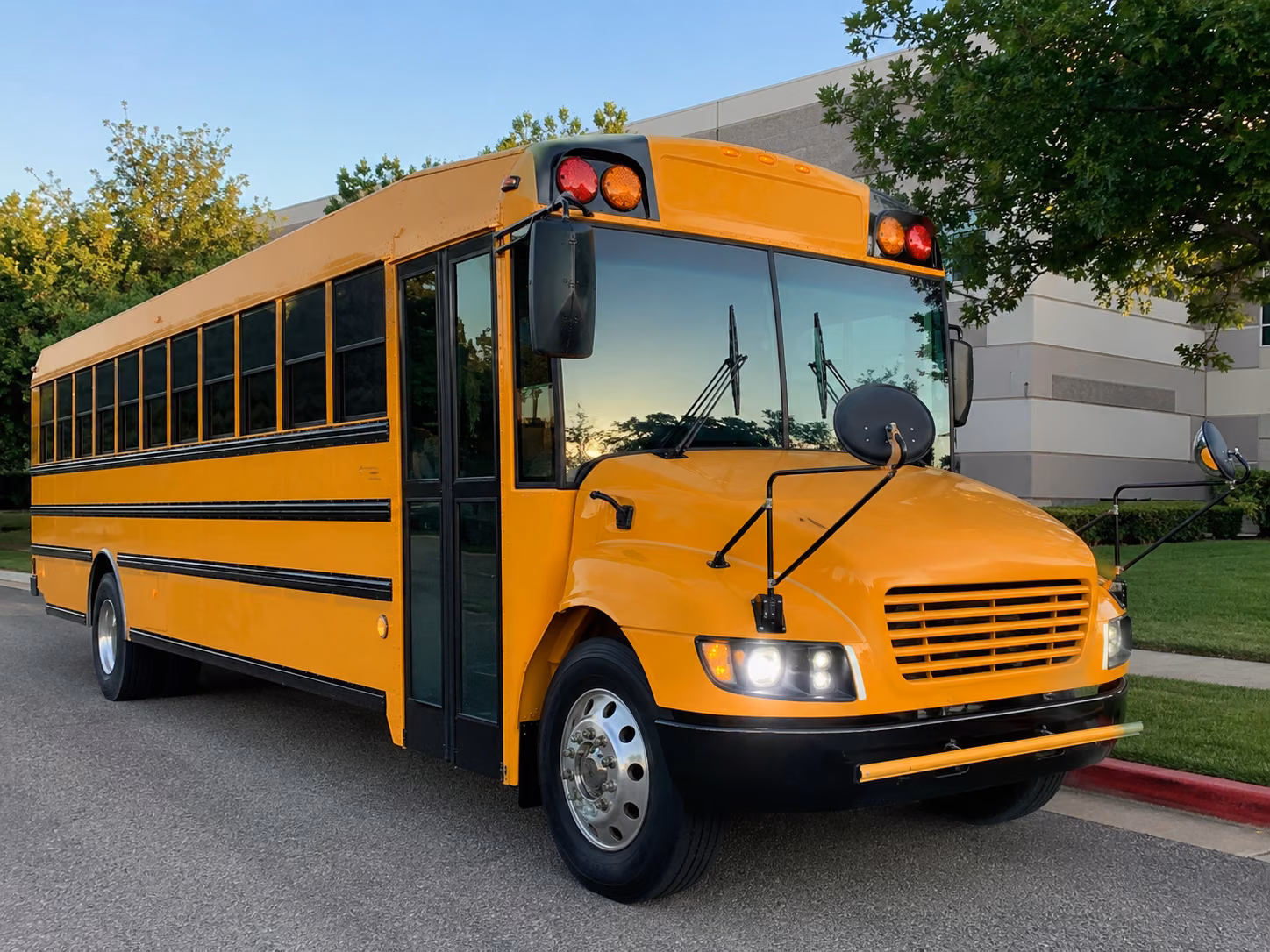 school buses and sprinter vans for small group field trips in alhambra