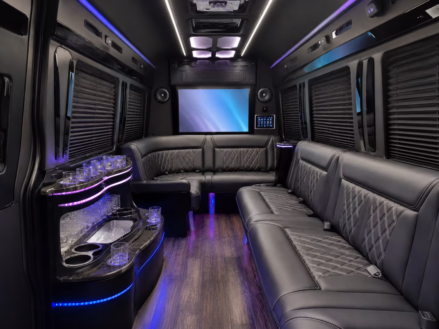 sprinter van transportation for groups and events across alhambra