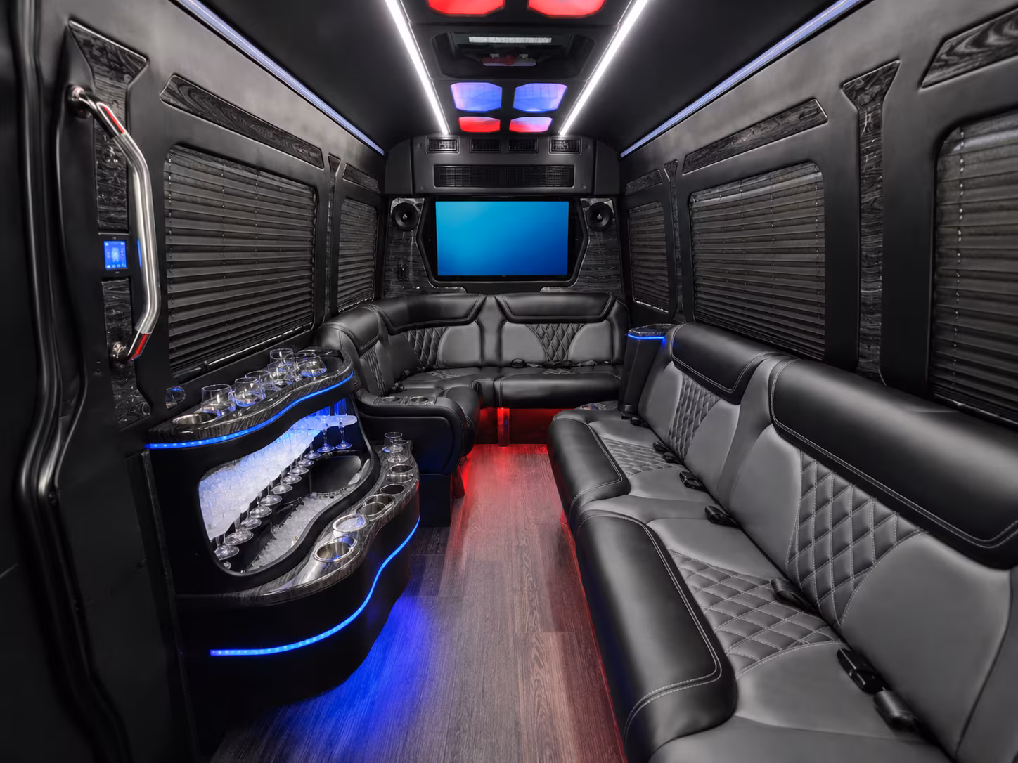 wedding and quinceanera shuttle buses in alhambra